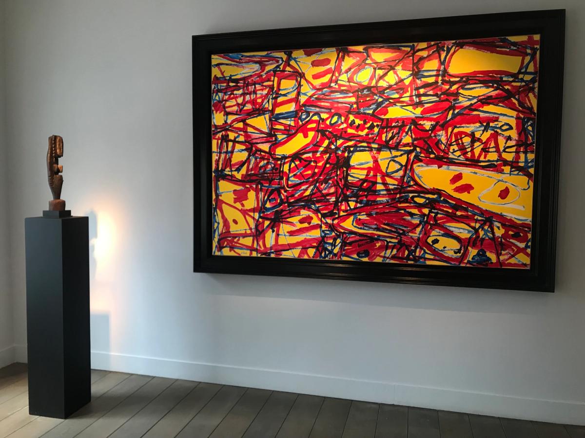 Vue de l'exposition à la galerie Lucas Ratton. Photo : B.-G.-S.