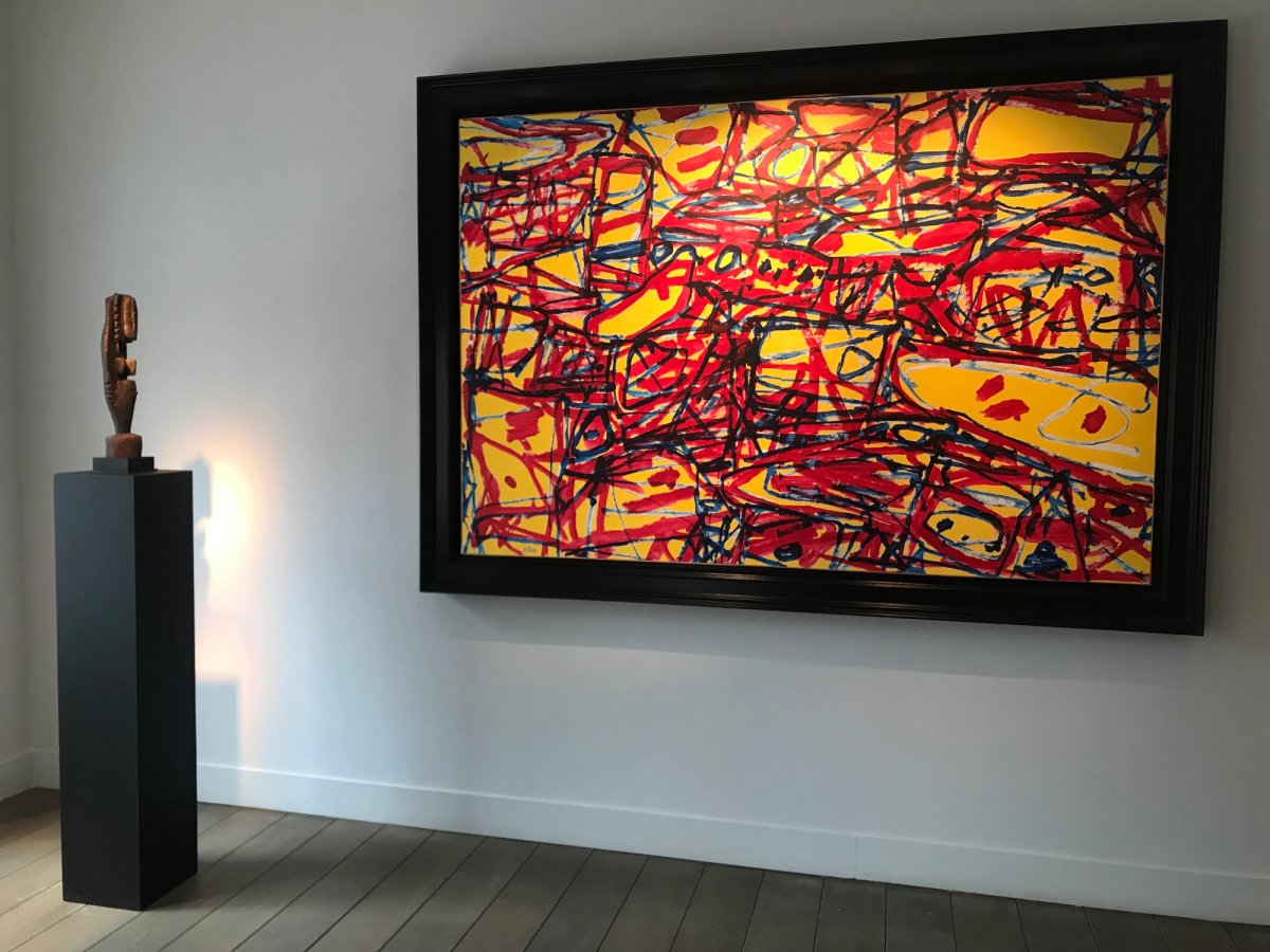 Vue de l'exposition à la galerie Lucas Ratton. Photo : B.-G.-S.