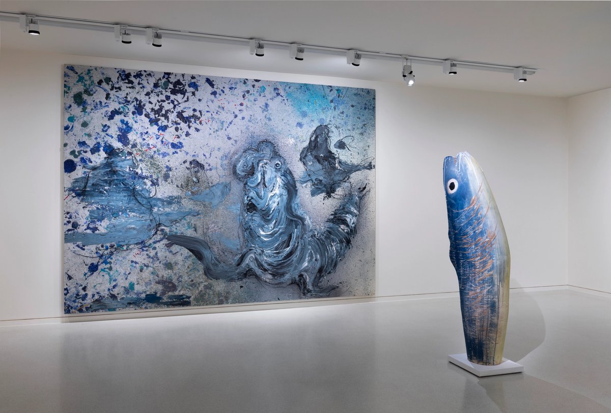 Vue de l’exposition « Miquel Barceló, océanographe » au Nouveau Musée National de Monaco – Villa Paloma. Photo : NMNM/Andrea Rossetti, 2024