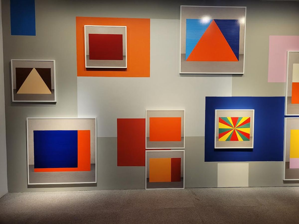 Installation d'Alexander Apóstol chez Marlborough. Photo : A.C.