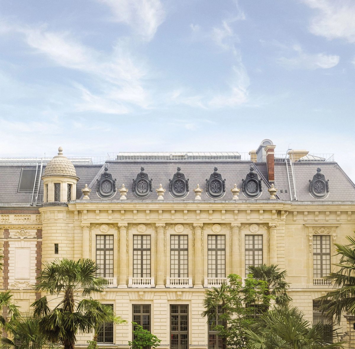 Bibliothèque nationale de France (BnF), quadrilatère Richelieu, façade sur la rue Vivienne. Élie Ludwig / BnF