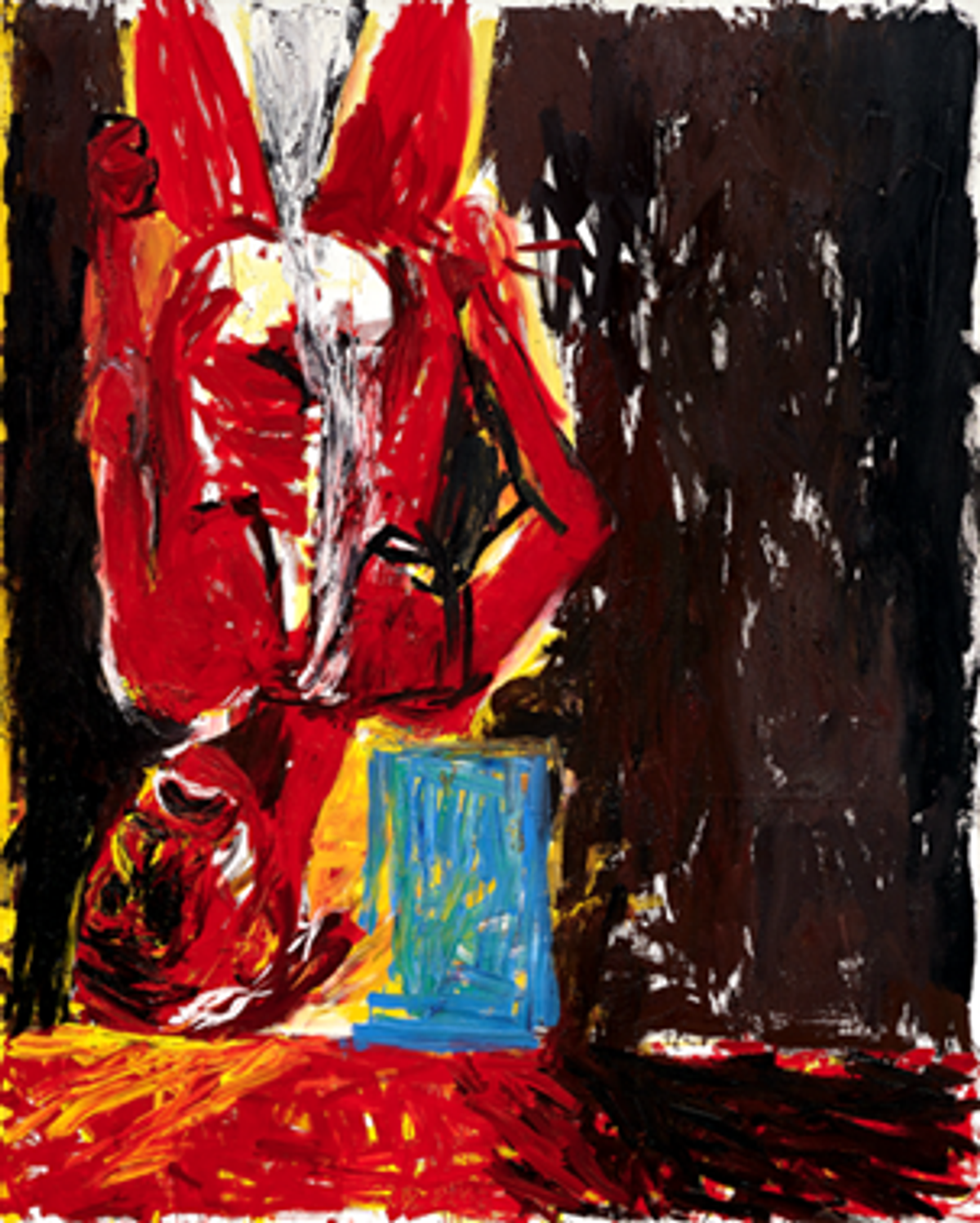 Georg Baselitz, Das letzte Selbstbildnis I, 1982. Courtesy Phillips, D.R.