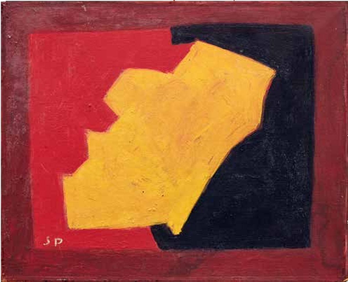 Serge Poliakoff, Composition murale, 1965. Courtesy Galerie Zlotowski, Paris