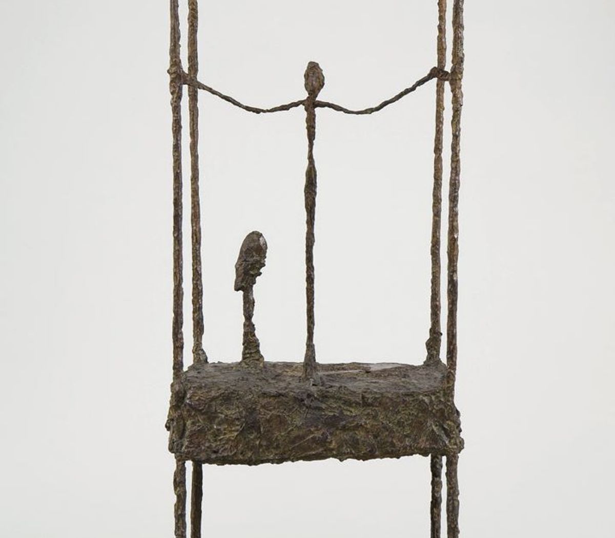 Alberto Giacometti, La Cage, première version, 1949-1950, bronze, Paris, Fondation Giacometti. © Succession Alberto Giacometti