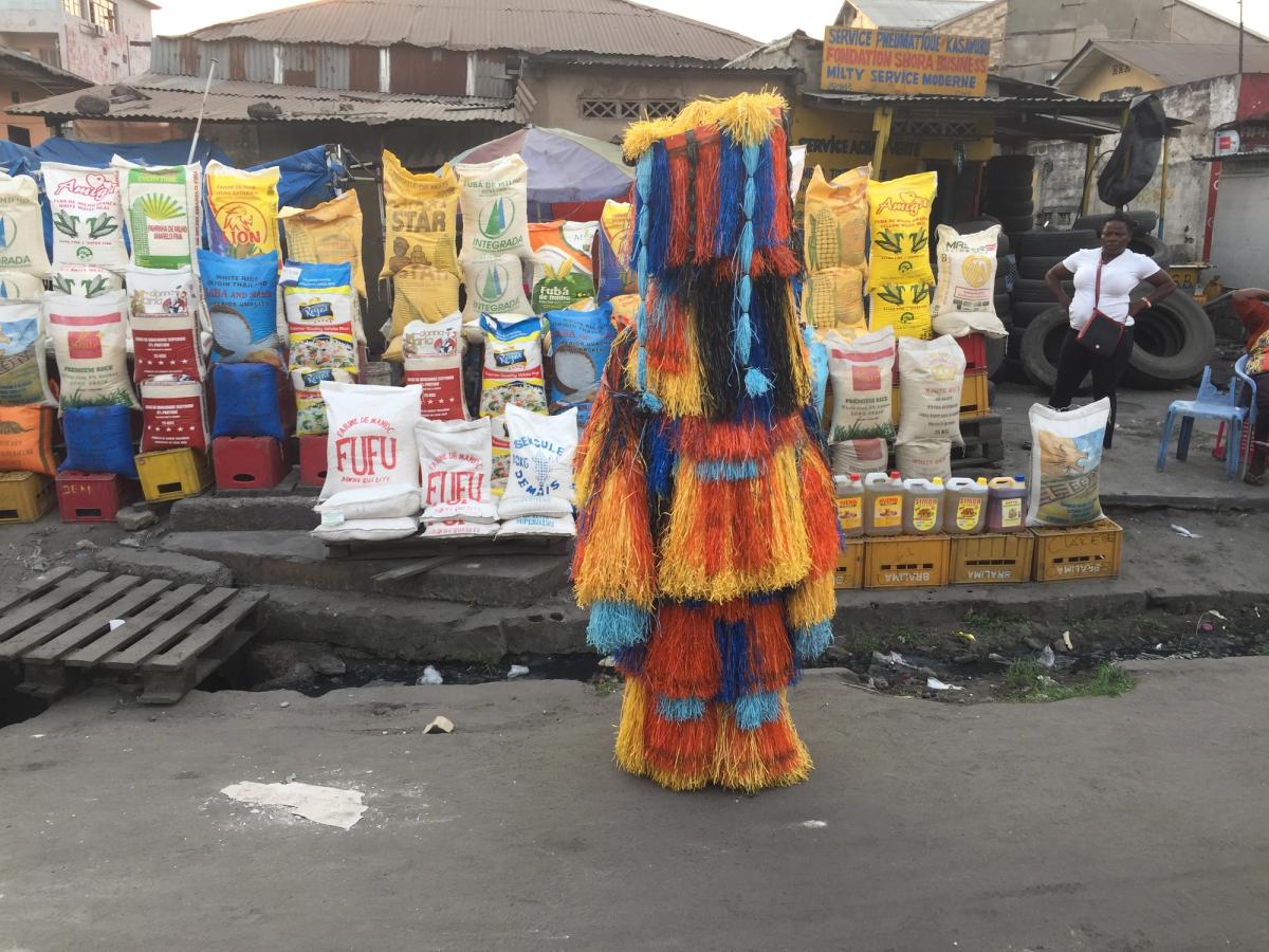 Shivay La Multiple, Zebola, Kinshasa, RDC, 2020, performance. L'artiste était lauréate d'une des bourses Émergence 2022. © Shivay La Multiple. Photo : Simona Amelotti