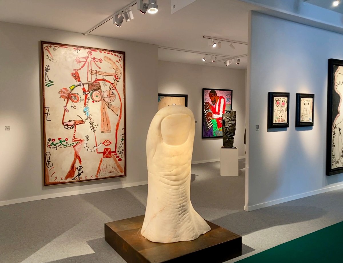 Pouce de César montré par la galerie David Pluskwa. Photo: D.R.