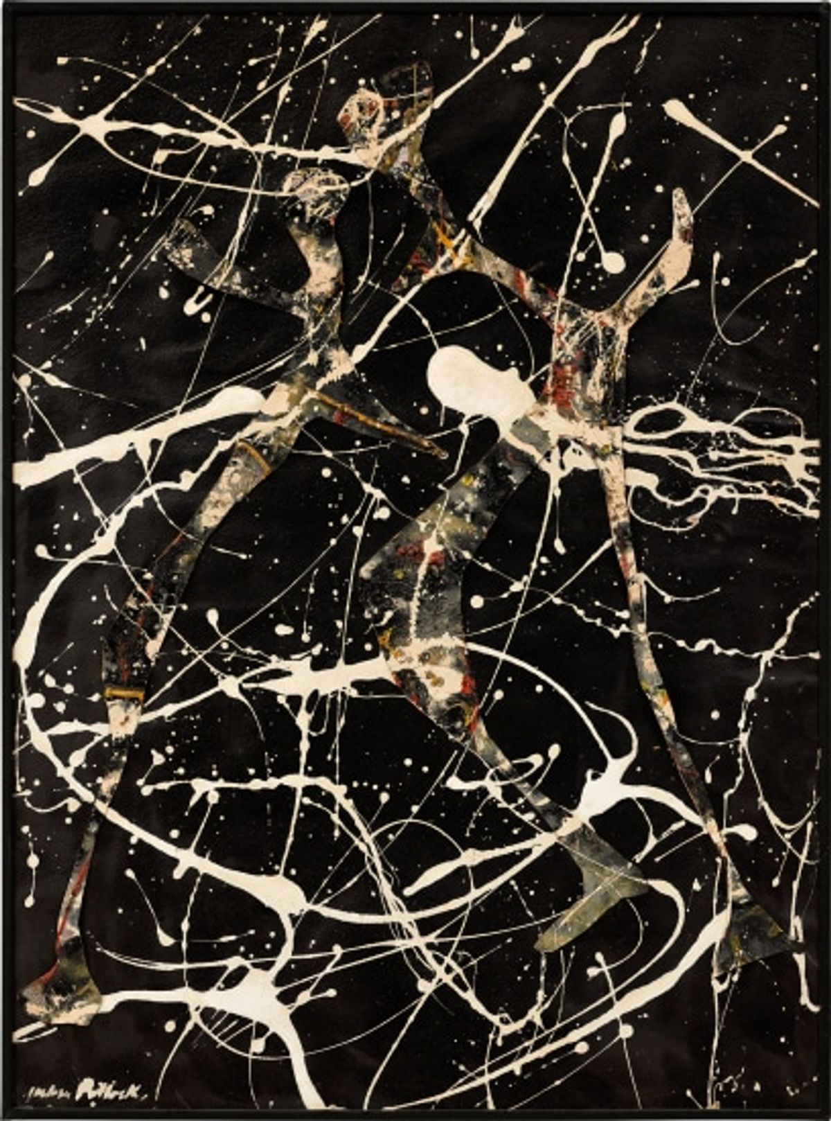 Jackson Pollock, Untitled, vers 1948. Courtesy Phillips