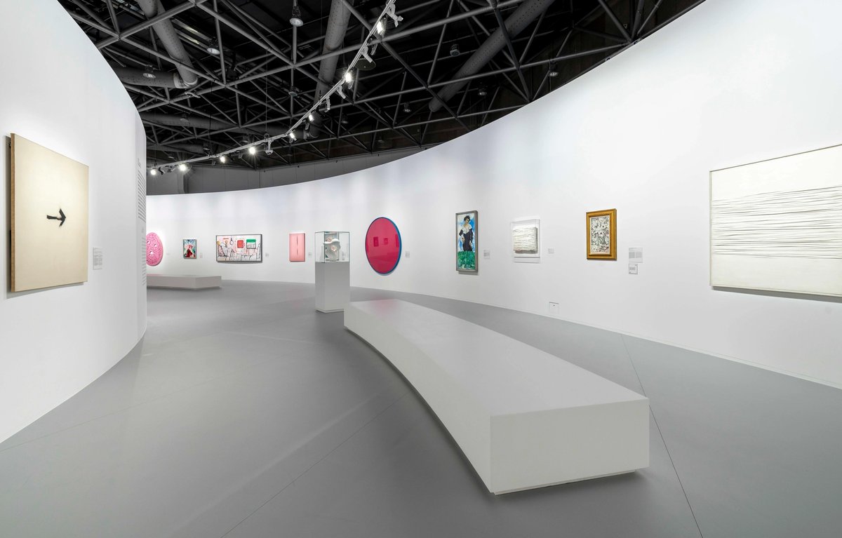 Exposition « Couleurs ! Chefs-d’œuvre du Centre Pompidou », Tableaux, Salle blanche. © Grimaldi Forum Monaco - Éric Zaragoza