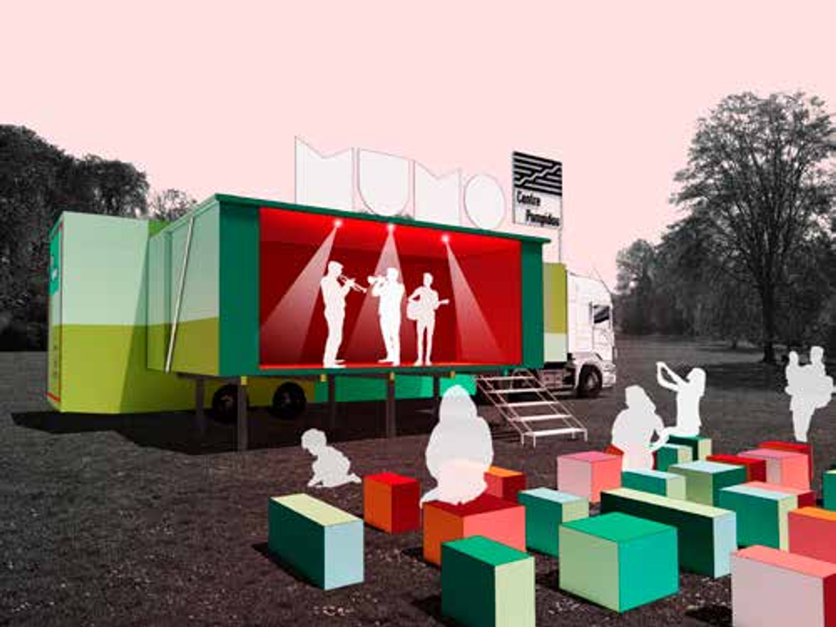 Hérault Arnod Architectures et Krijn de Koning, projet du camion MuMo×Centre Pompidou. © Hérault Arnod Architectures et Krijn de Koning