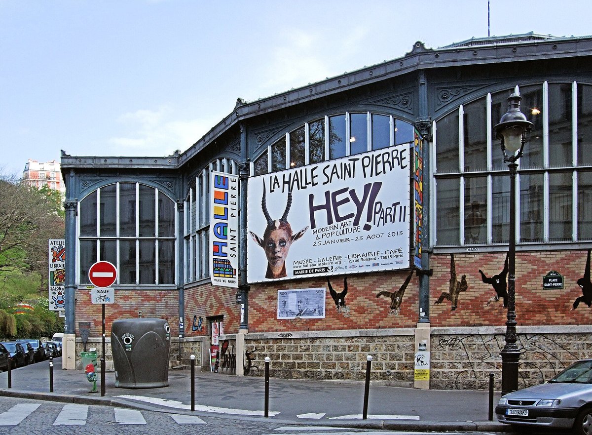La Halle Saint-Pierre, dans le 18e arrondissement de Paris. D.R.