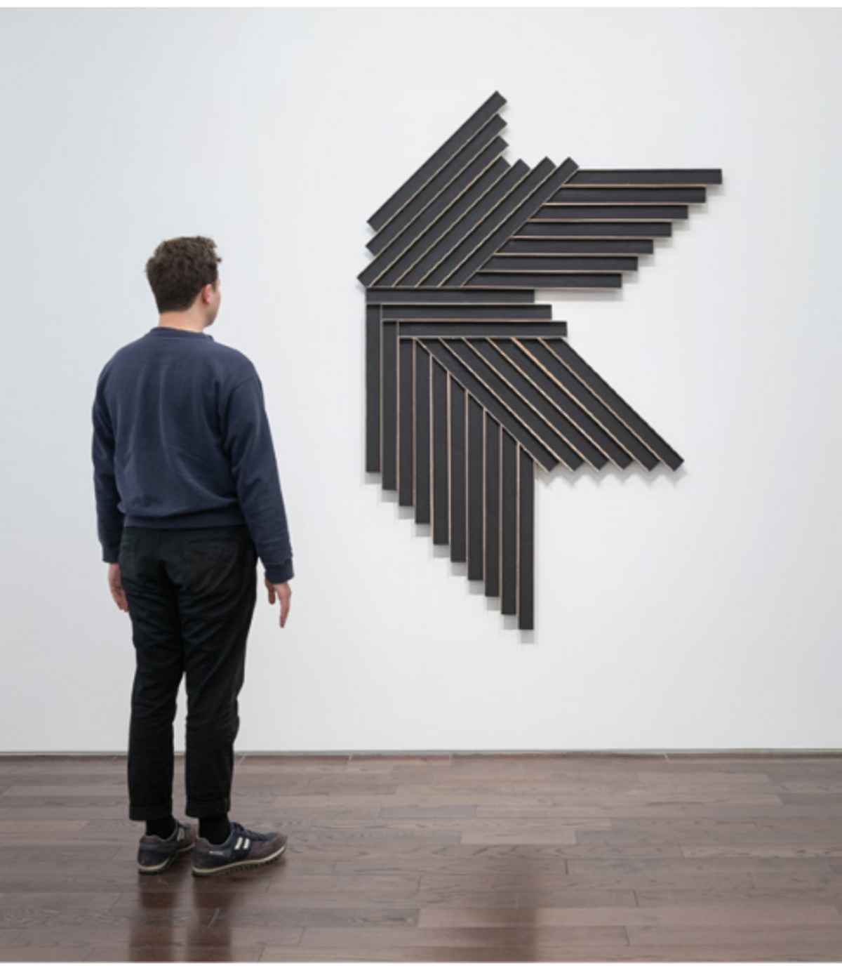 Nam Tchun-Mo, Stroke Beam, 2022, huile sur tissu enduit. © Adam Reich. Courtesy Ceysson & Bénétière