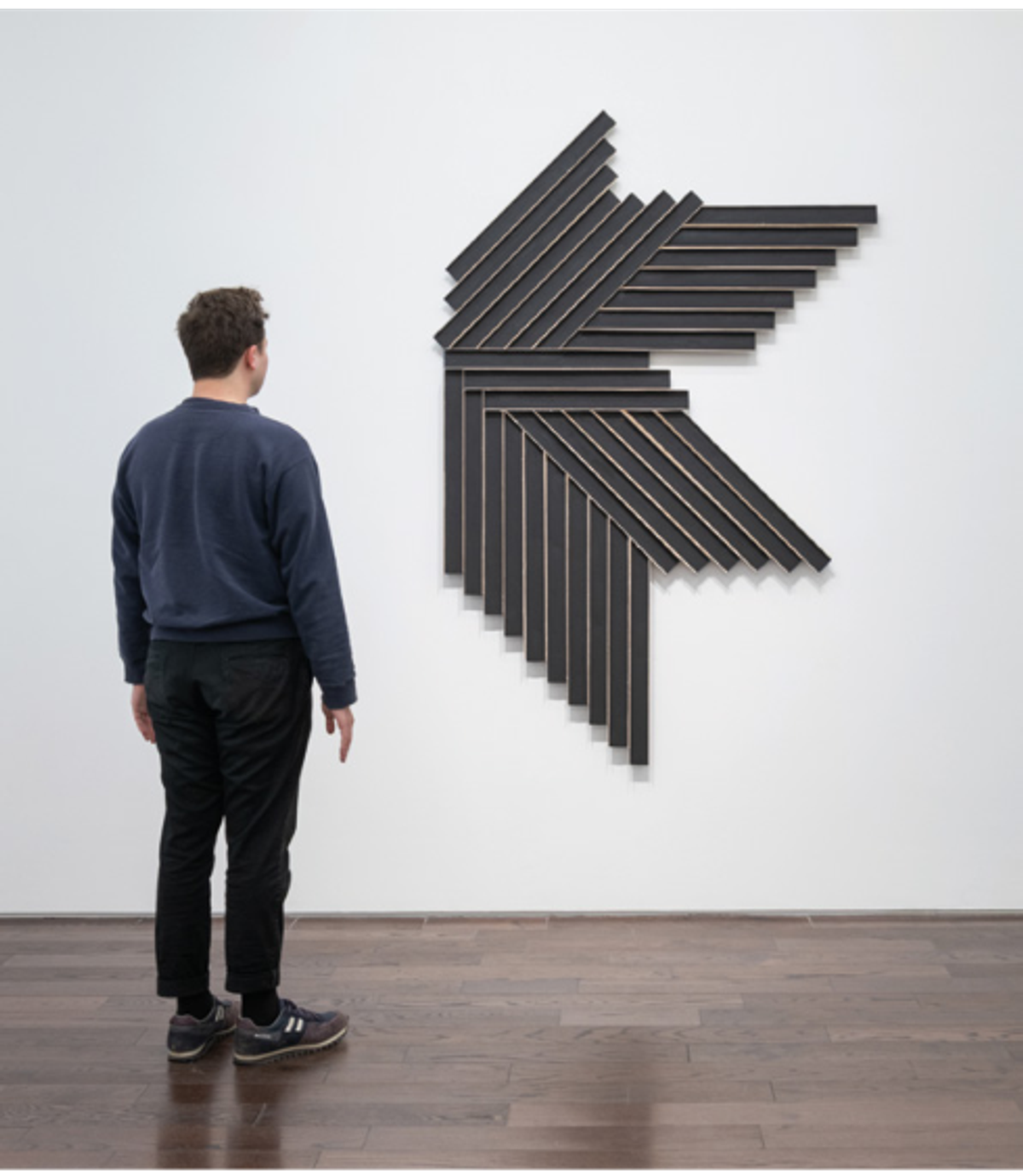 Nam Tchun-Mo, Stroke Beam, 2022, huile sur tissu enduit. © Adam Reich. Courtesy Ceysson & Bénétière