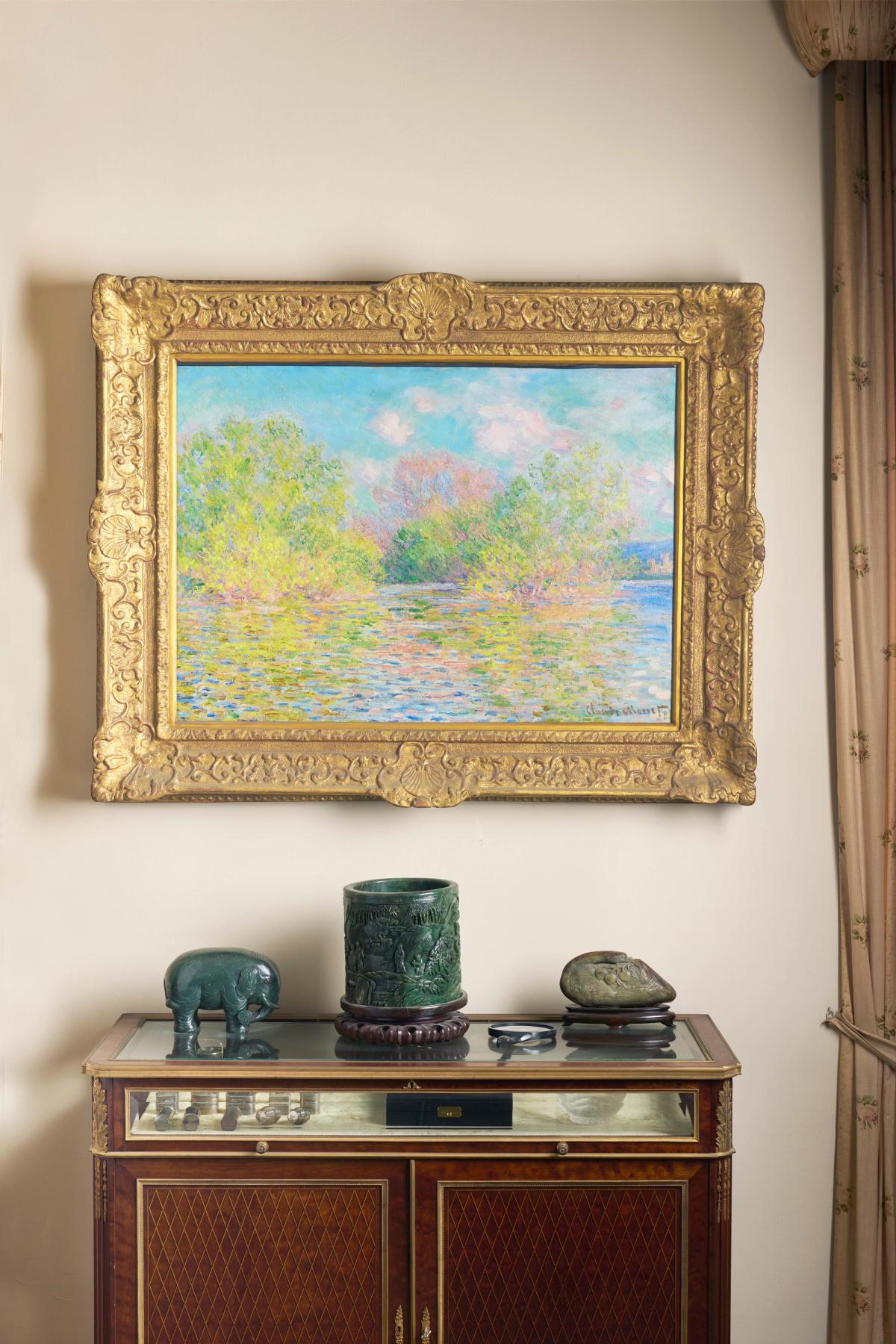 Claude Monet, La Seine près de Giverny, 1888, est. 4 millions-6 millions de dollars. © Bonhams