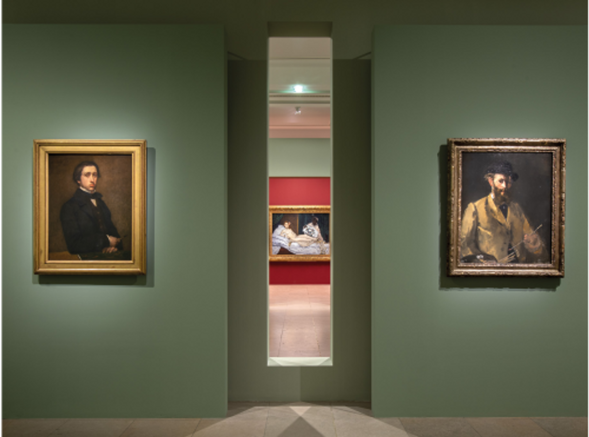 Vue de l’exposition « Manet/Degas », musée d’Orsay, Paris, 2023. © Sophie Crépy