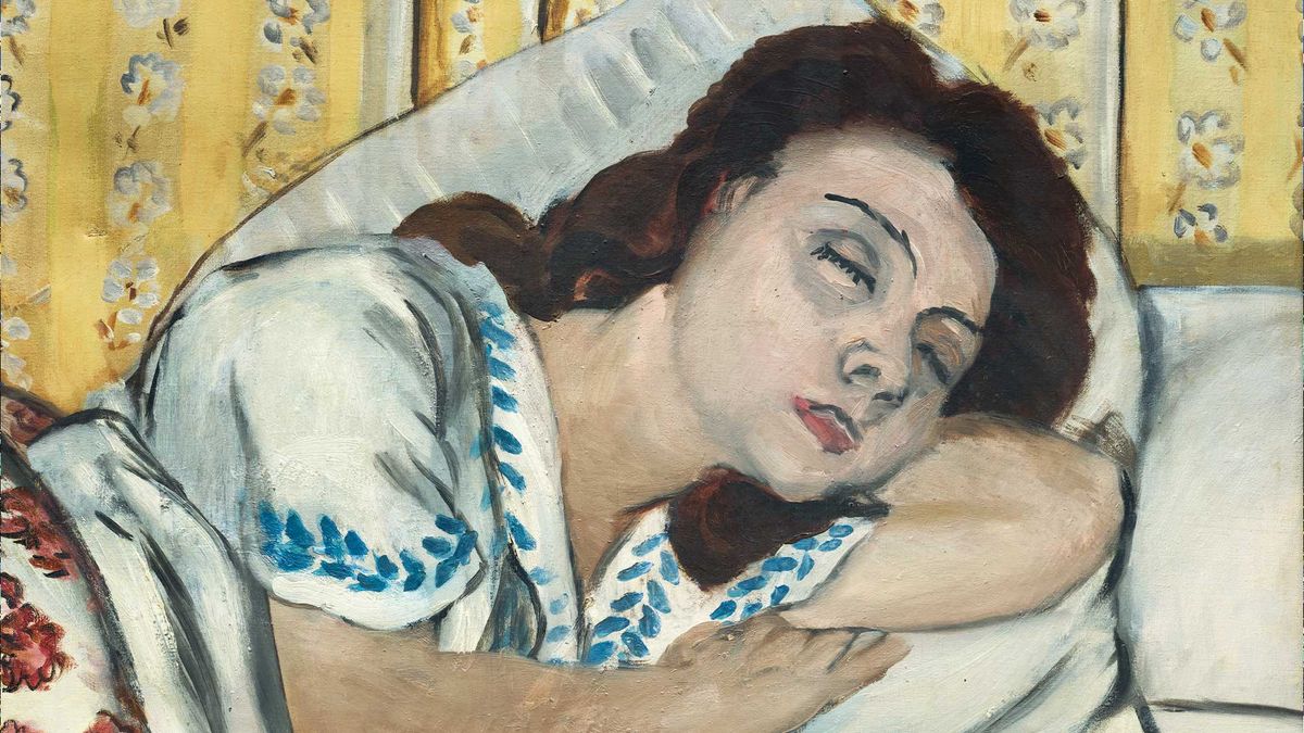 Henri Matisse, Marguerite endormie, Étretat, été 1920, huile sur toile, musée d’Art moderne de Paris. © Martin Parsekian