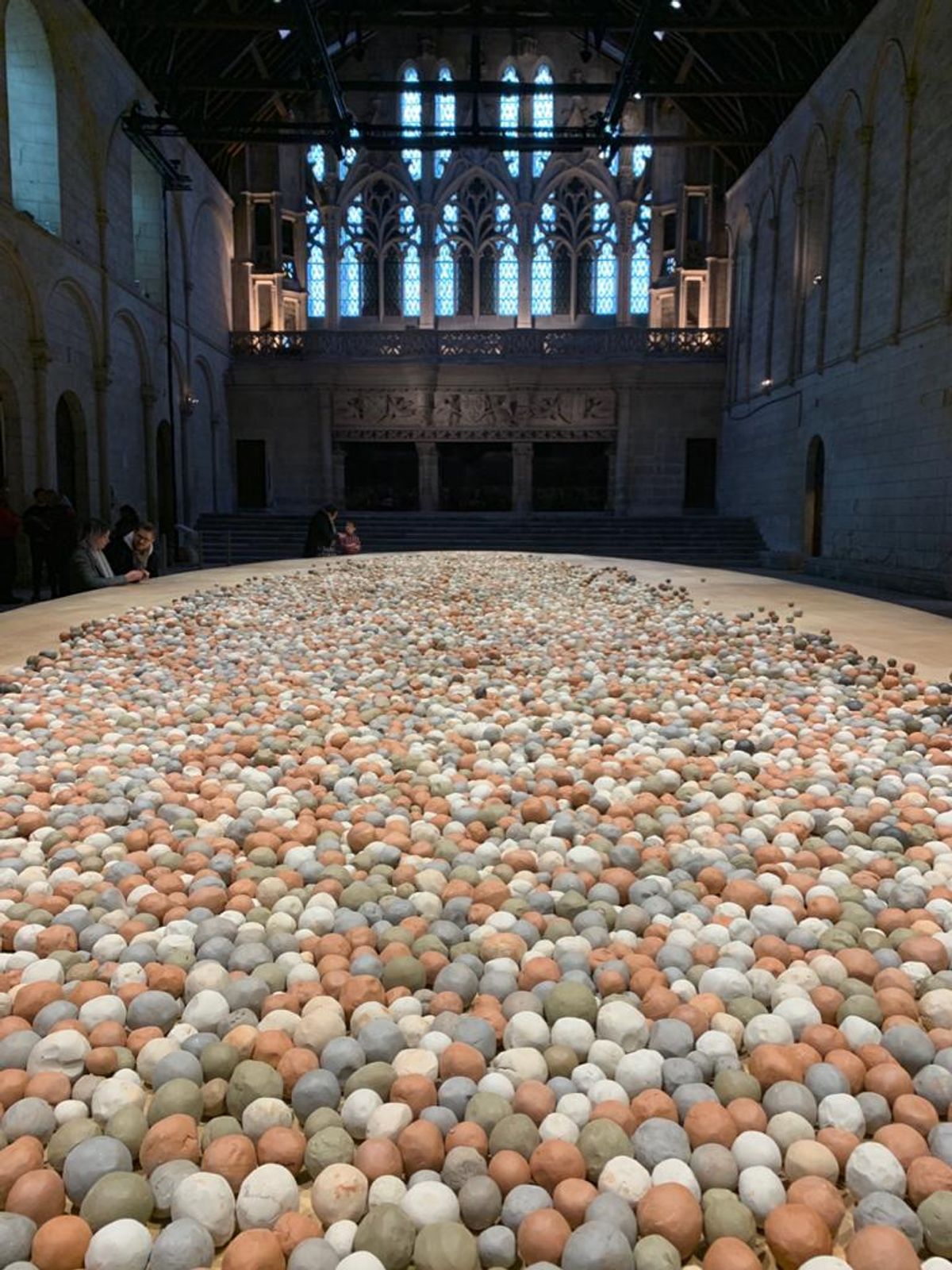 " Archive of mind " au Palais des ducs d'Aquitaine, décembre 2019. Courtesy Kimsooja. © Kimsooja