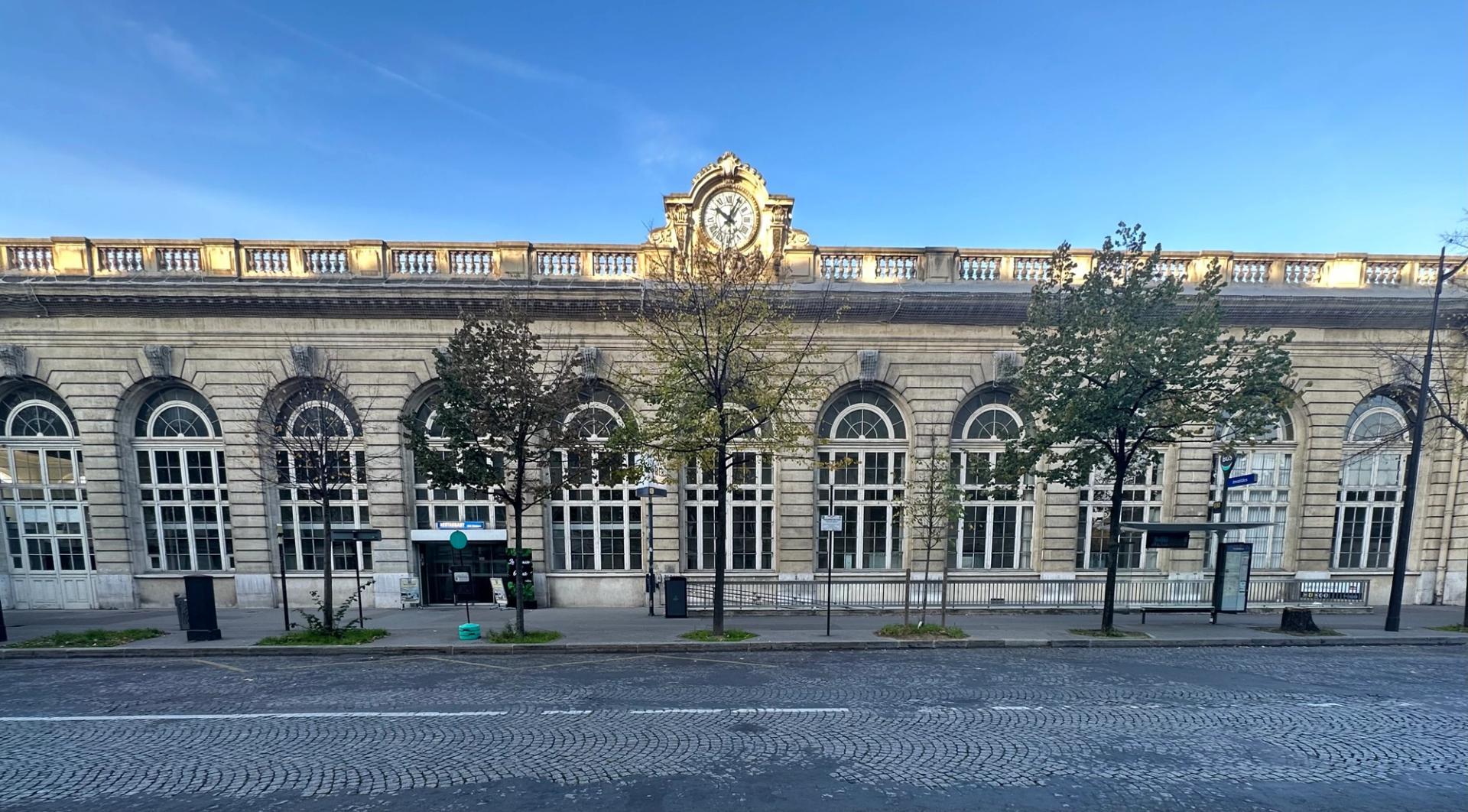 Vue de l'ancienne gare des Invalides. Photo : Philippe Régnier