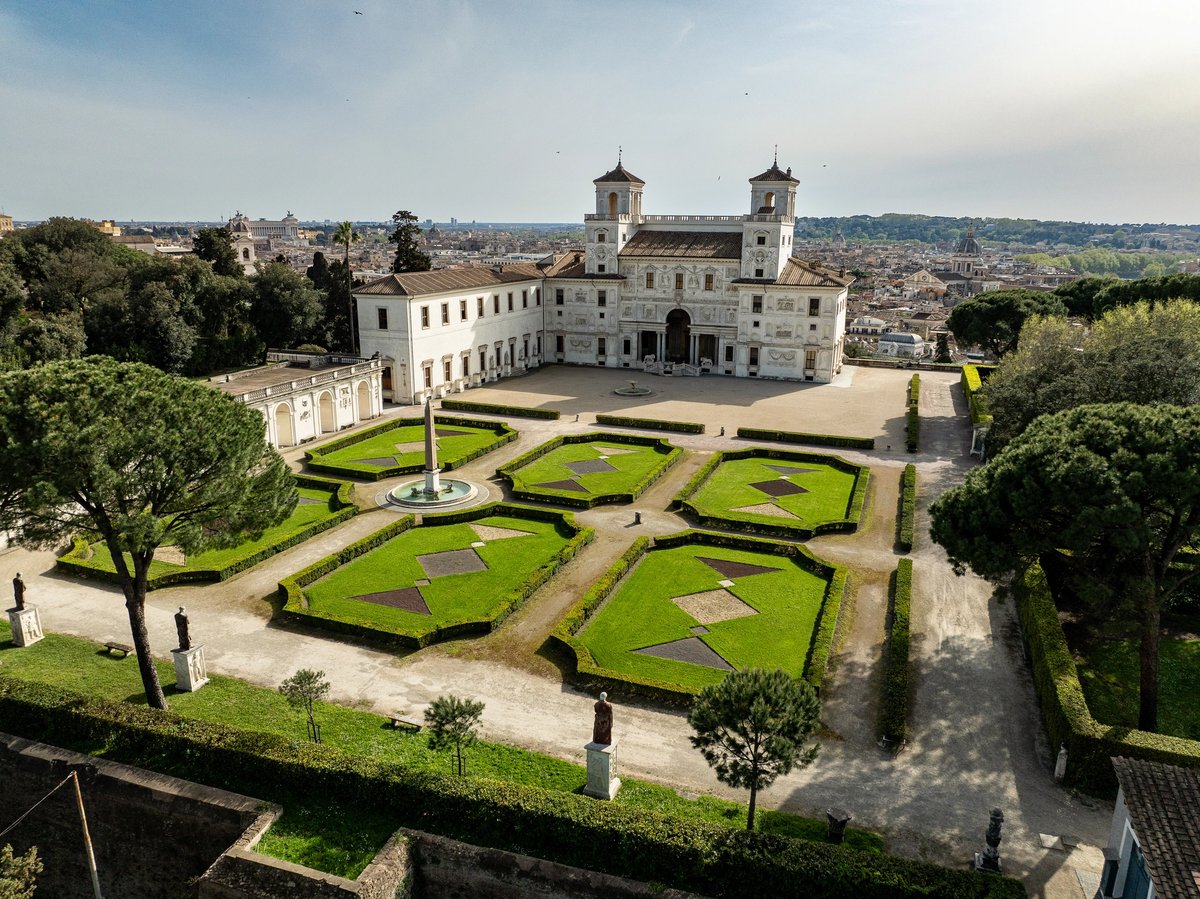 Vue aérienne de la Villa Médicis.
© M3 Studio Villa Medici