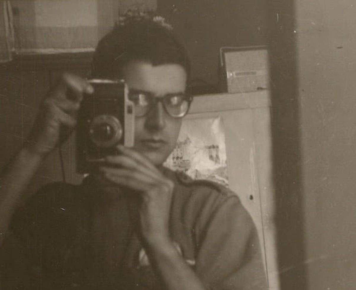 Pierre Guyotat, Autoportrait, mars 1962. Courtesy de la galerie Xavier Hufkens