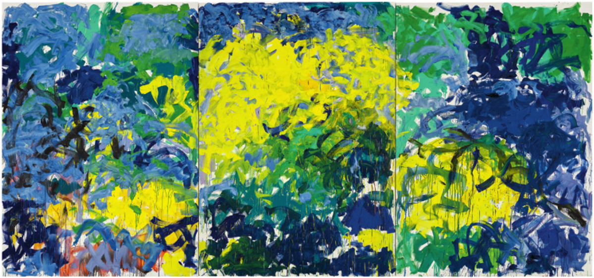 Joan Mitchell, La Grande Vallee XIV (For a Little While), 1983 ©Courtesy Fondation Louis-Vuitton