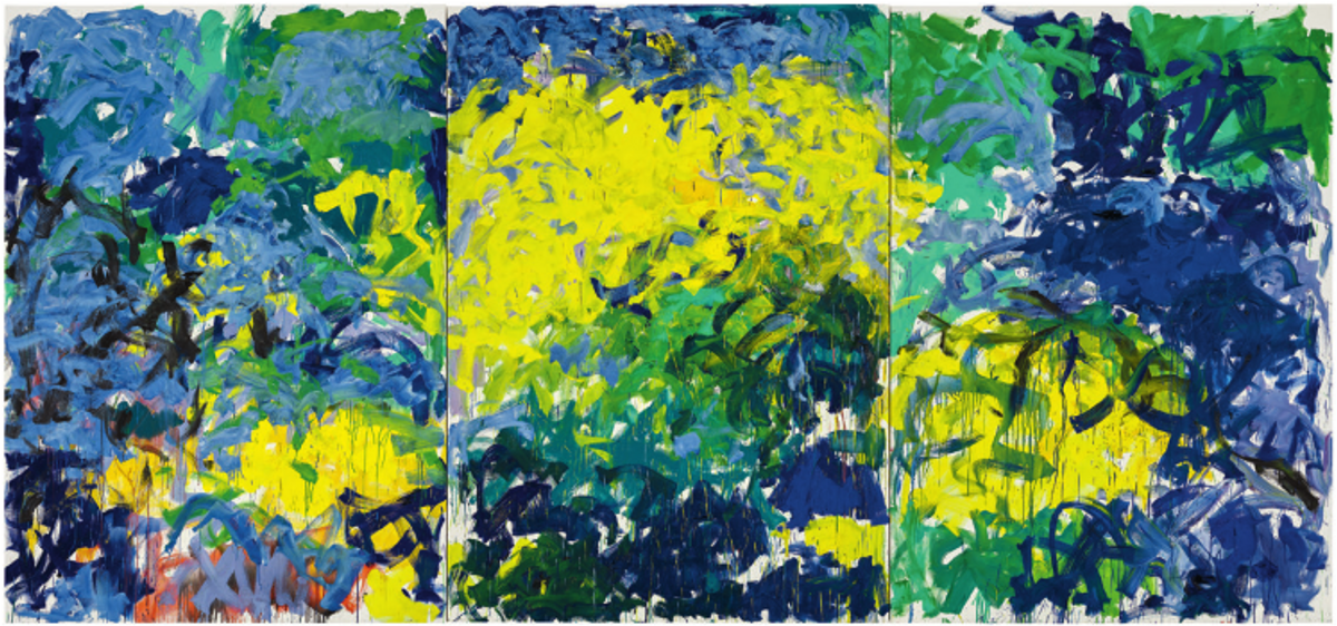 Joan Mitchell, La Grande Vallee XIV (For a Little While), 1983 ©Courtesy Fondation Louis-Vuitton