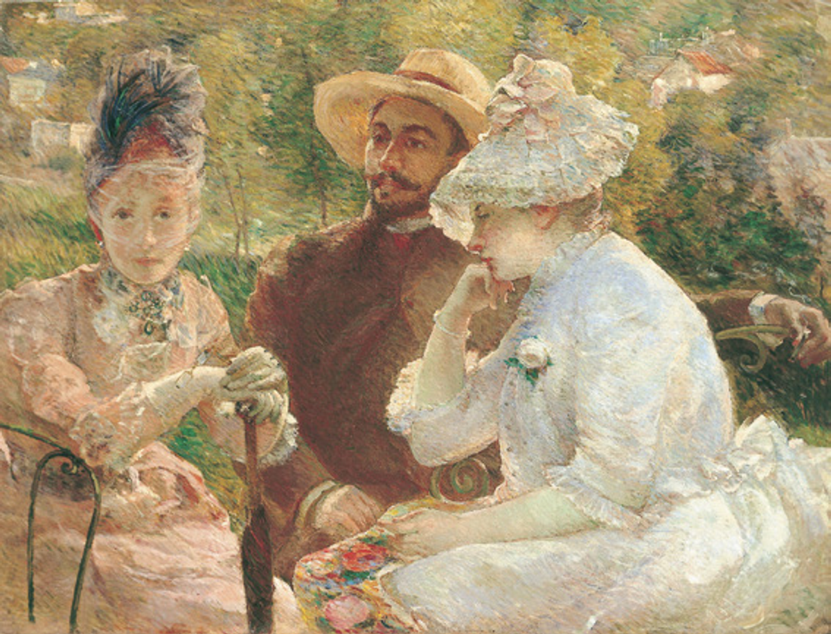 Marie Bracquemond, Sur la terrasse à Sèvres, 1880, huile sur toile, Petit Palais de Genève.
Photo Studio Monique Bernaz, Genève