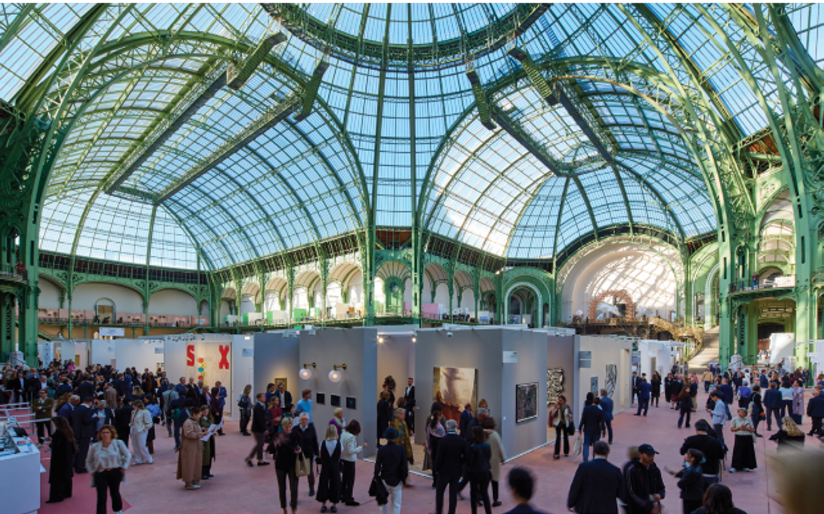 Vue intérieure du Grand Palais pendant un événement.

Photo D.R.