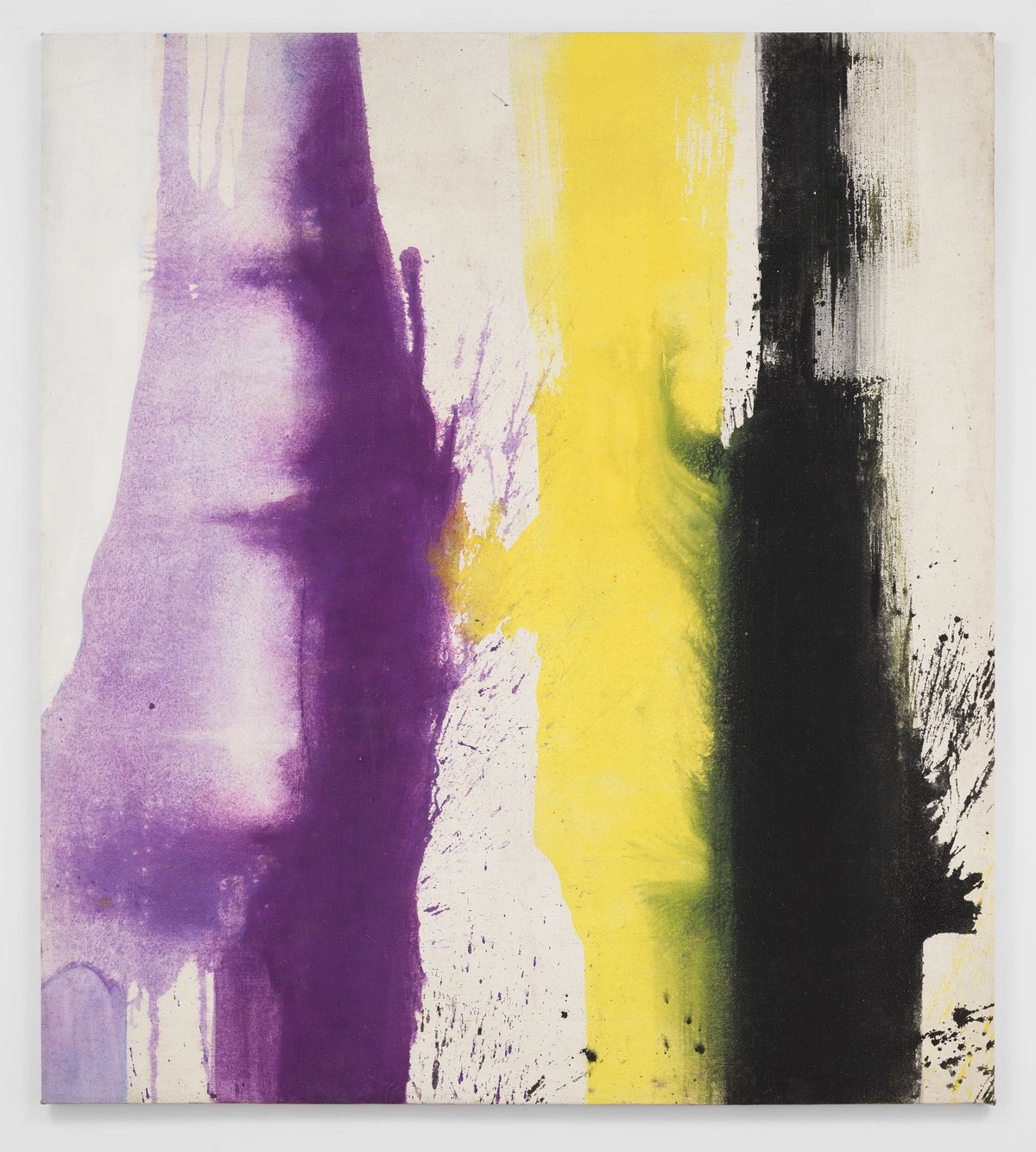 Ed Clark, Untitled (Vétheuil), 1967, acrylique sur toile.
© The Estate of Ed Clark. Courtesy de Hauser & Wirth. Photo Thomas Barratt