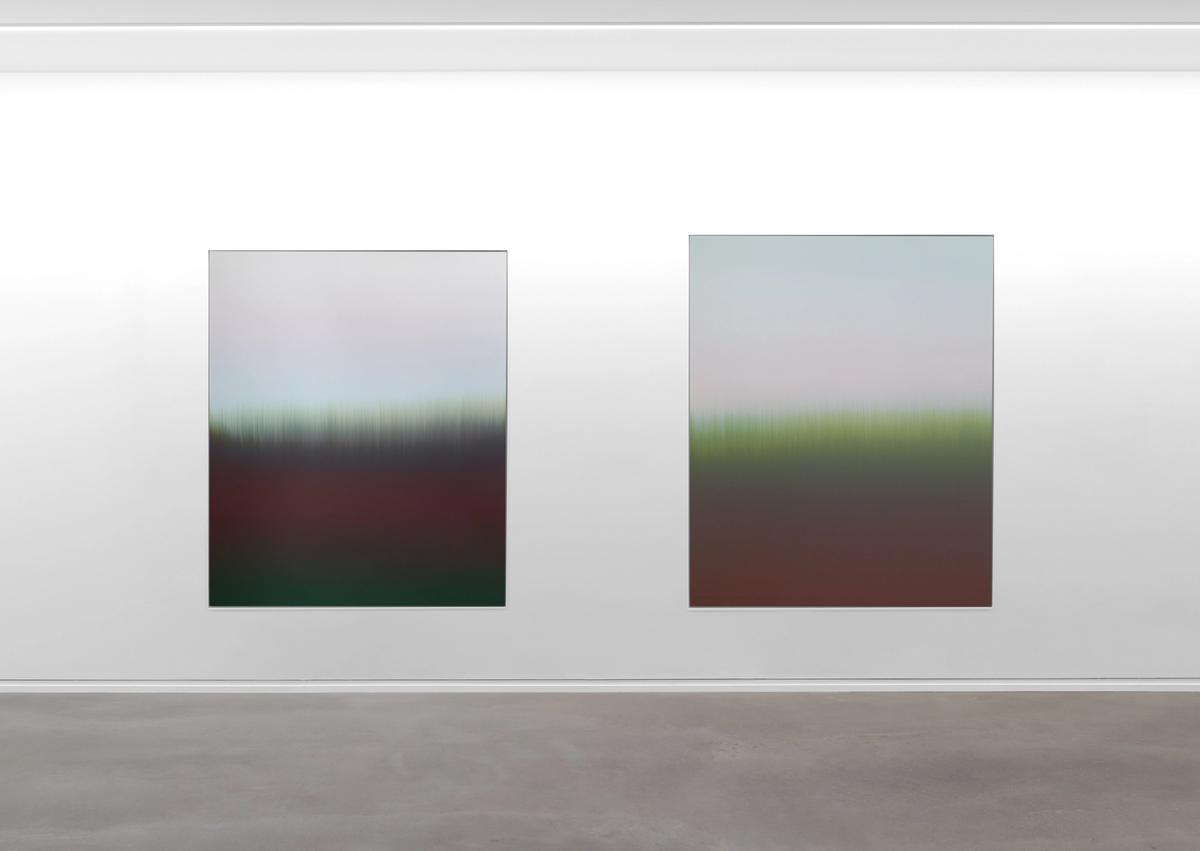 Claire Chesnier, 130221 / 140221 (diptyque), 2021, encre sur papier, Clermont-Ferrand, Frac Auvergne. Photo Origins Studio.