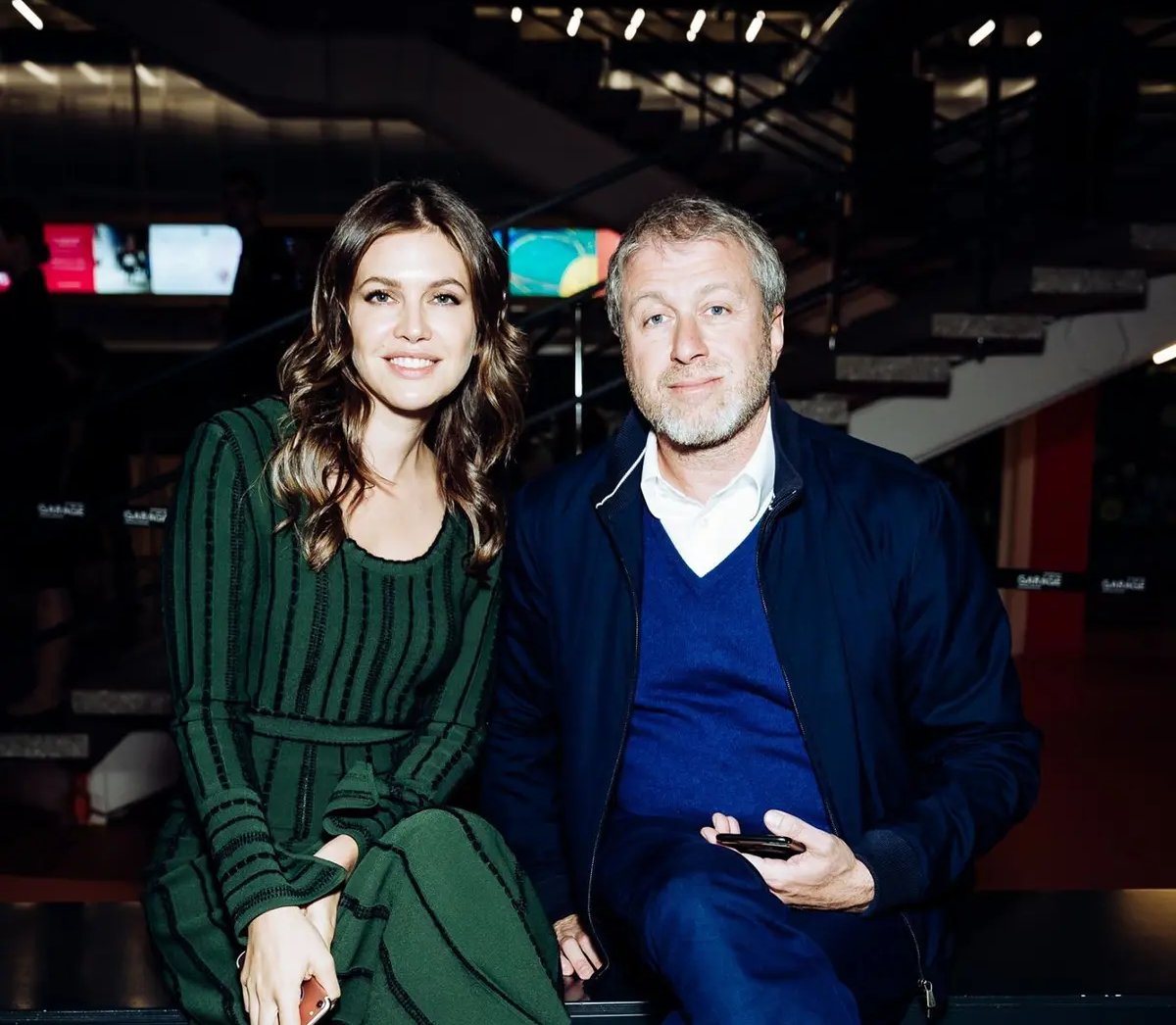 Roman Abramovitch et son ex-femme Dasha Zhukova. Courtesy Garage Museum of Contemporary Art