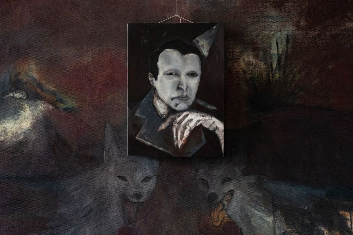 Nika Kutateladze, Untitled, 2025, huile sur bois broyé. Courtesy de l’artiste et de la Gallery Artbeat. Photo Tako Robakidze