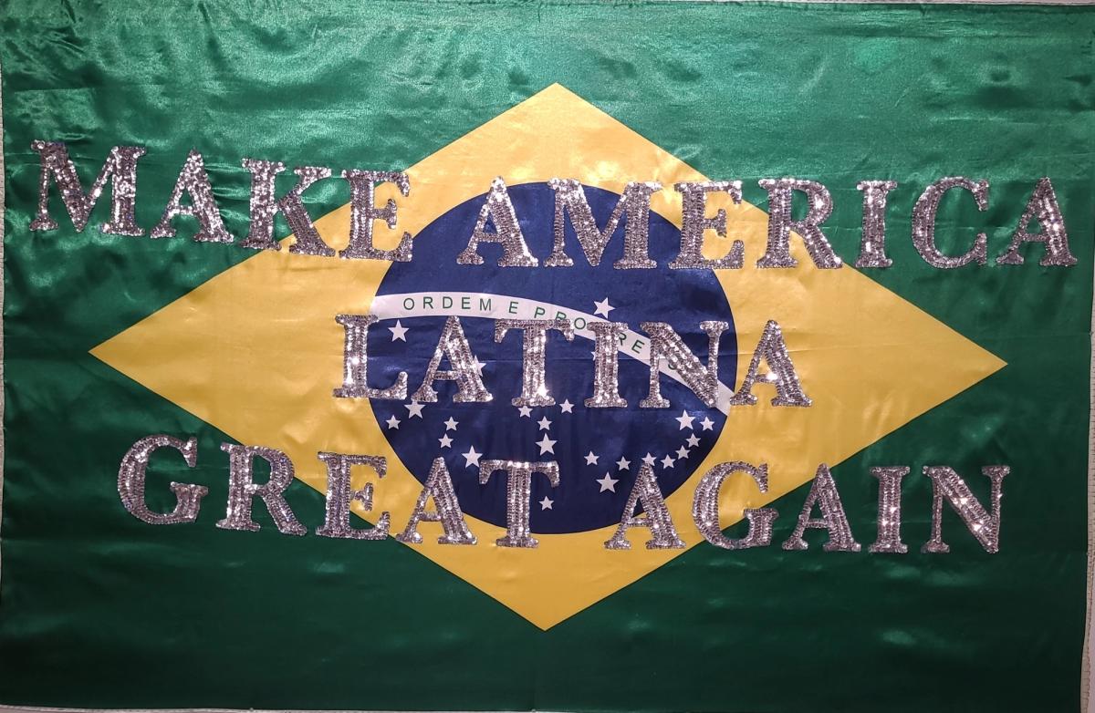 Shinji Nagabe, Make America Latina Great Again, 193 Gallery. Photo A.C.