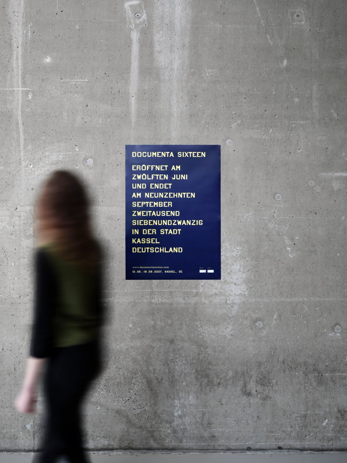 Affiche de la D16, 2026. © Design Commons, documenta et Museum Fridericianum. Photo : Nicolas Wefers