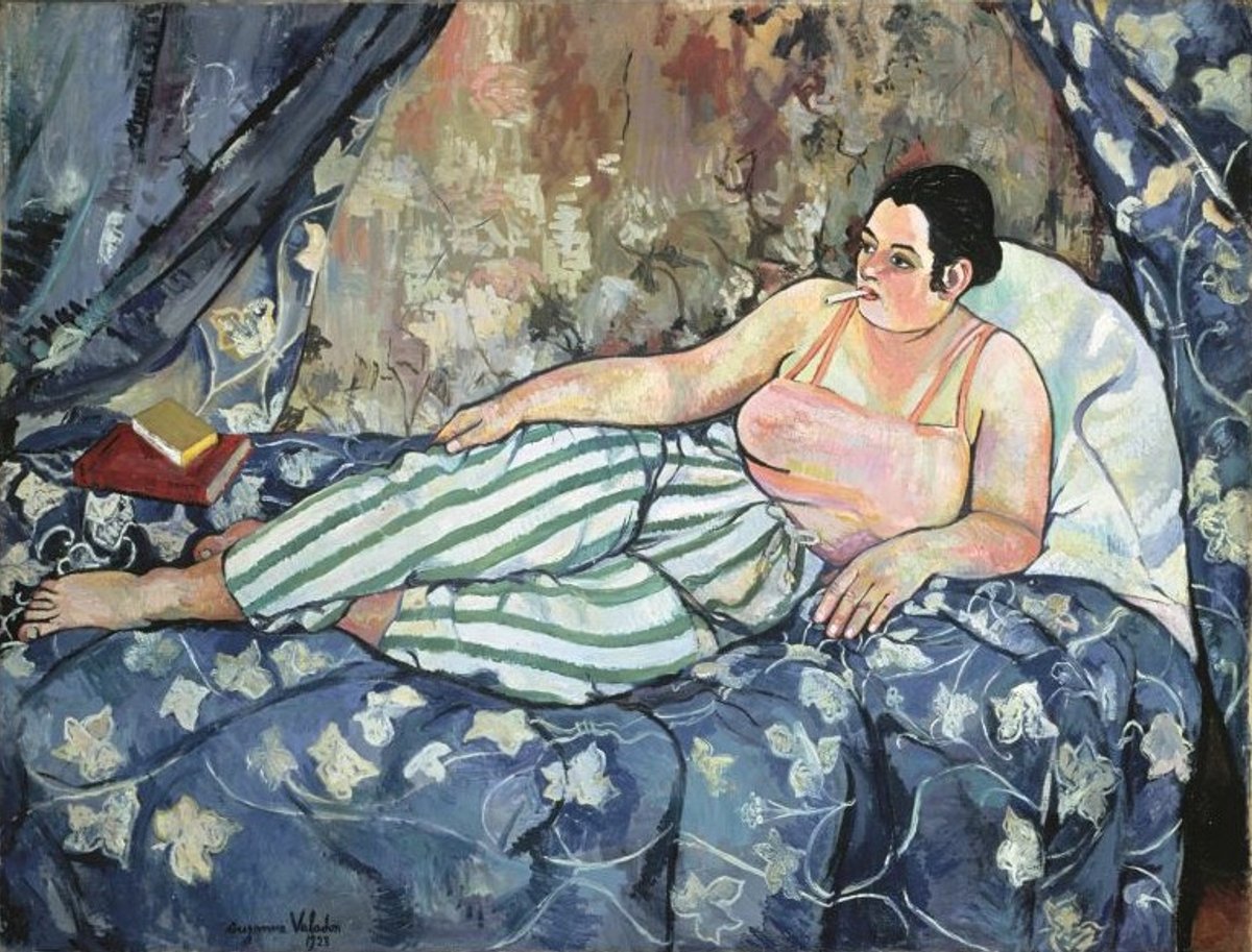 Suzanne Valadon, La Chambre bleue, 1923, huile sur toile, Paris, musée national d’Art moderne – Centre Pompidou.
Photo Centre Pompidou, MNAM-CCI/Jacqueline Hyde/ Dist. GrandPalaisRmn