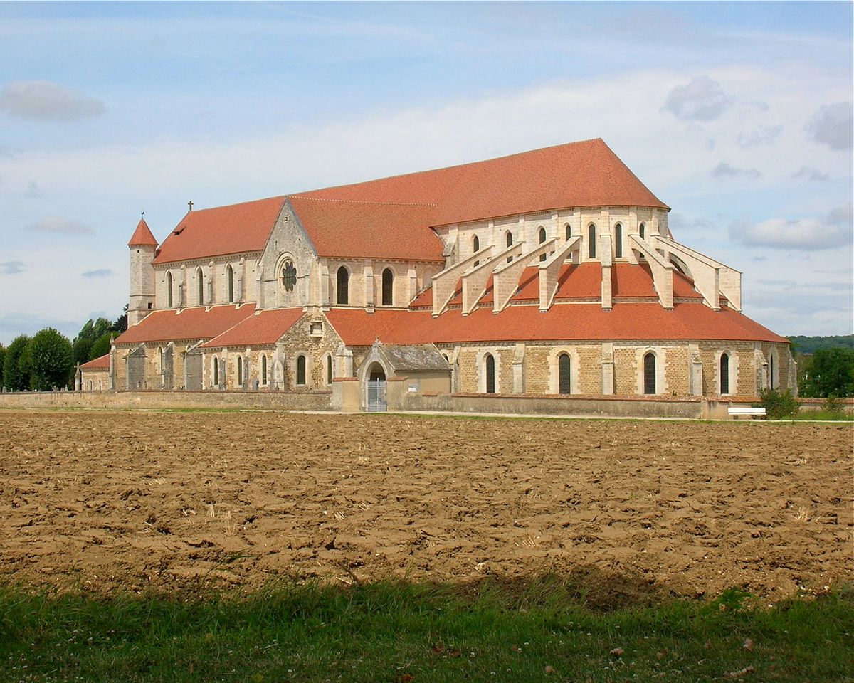 Vue de l’Abbaye de Pontigny, dans l’Yonne. © Wikimedia Commons/LPLT