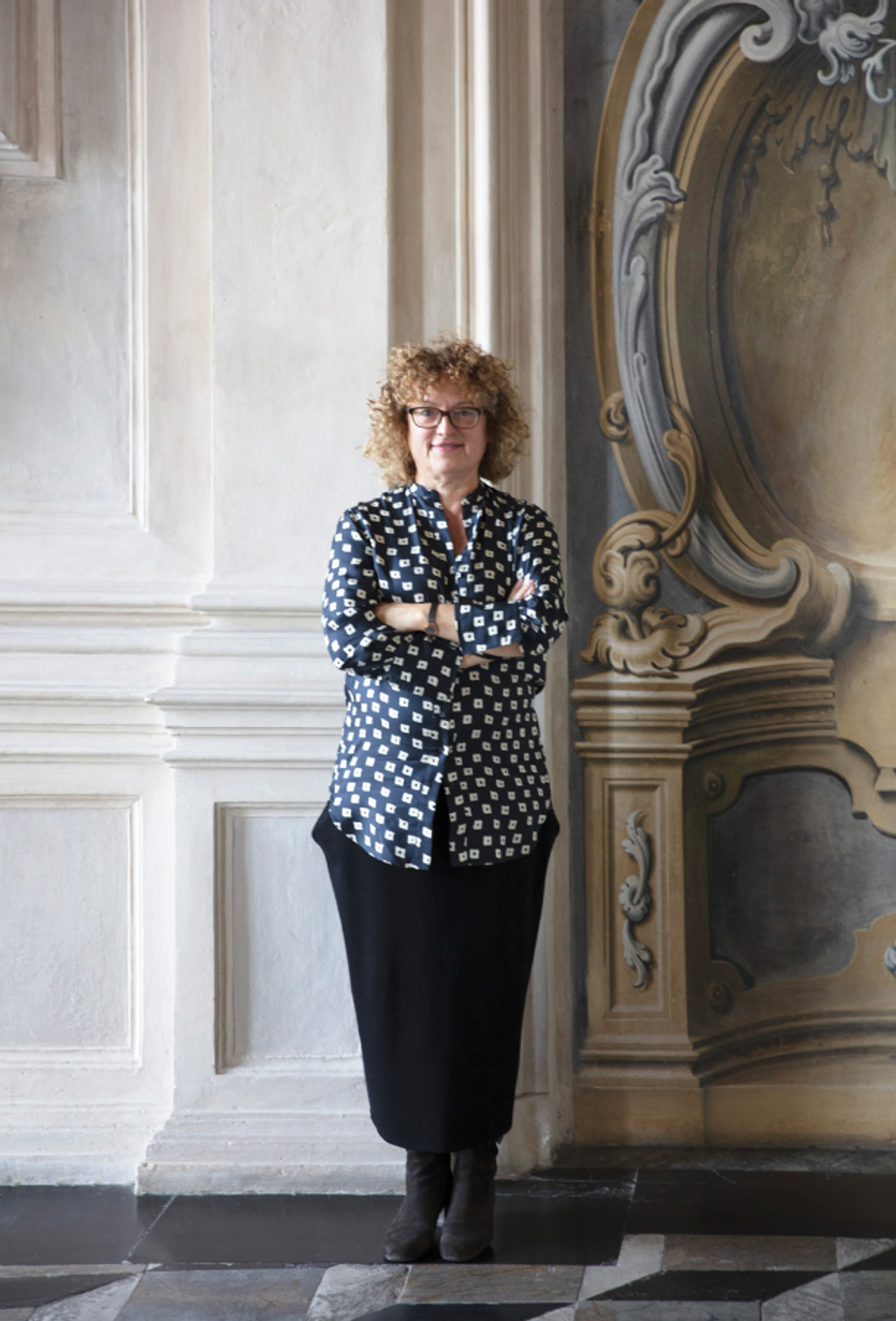 Carolyn Christov-Bakargiev.
Courtesy du Castello di Rivoli Museo d’Arte Contemporanea (Rivoli-Turin). Photo Sebastiano Pellion