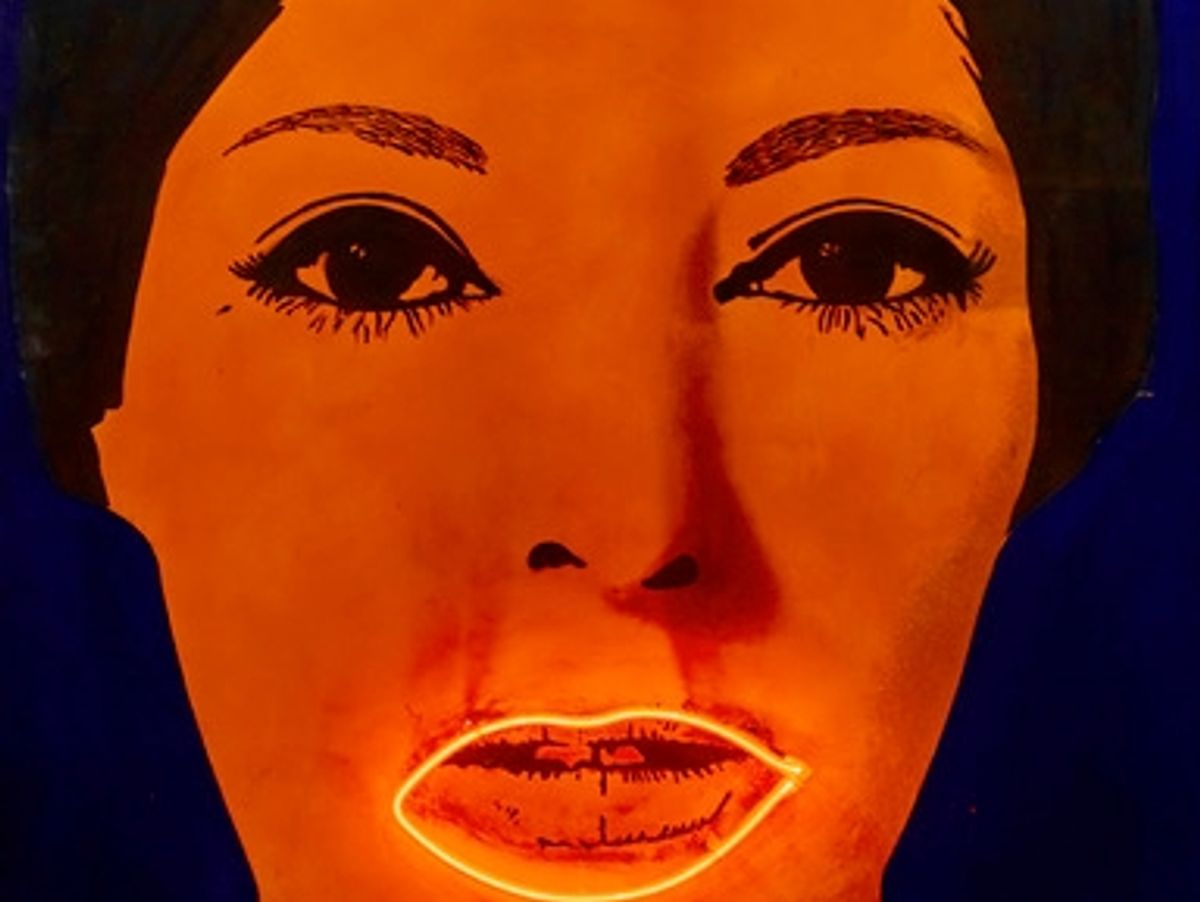 Sturtevant, Peinture à haute tension, 1965, technique mixte sur toile. Courtesy Le Floch maison de ventes