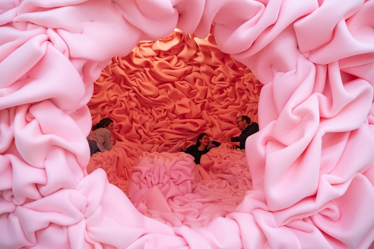 Ferdinand Spindel, hole in home, 1966 (reconstruction, 2023). Photo : MCBA, Étienne Malapert