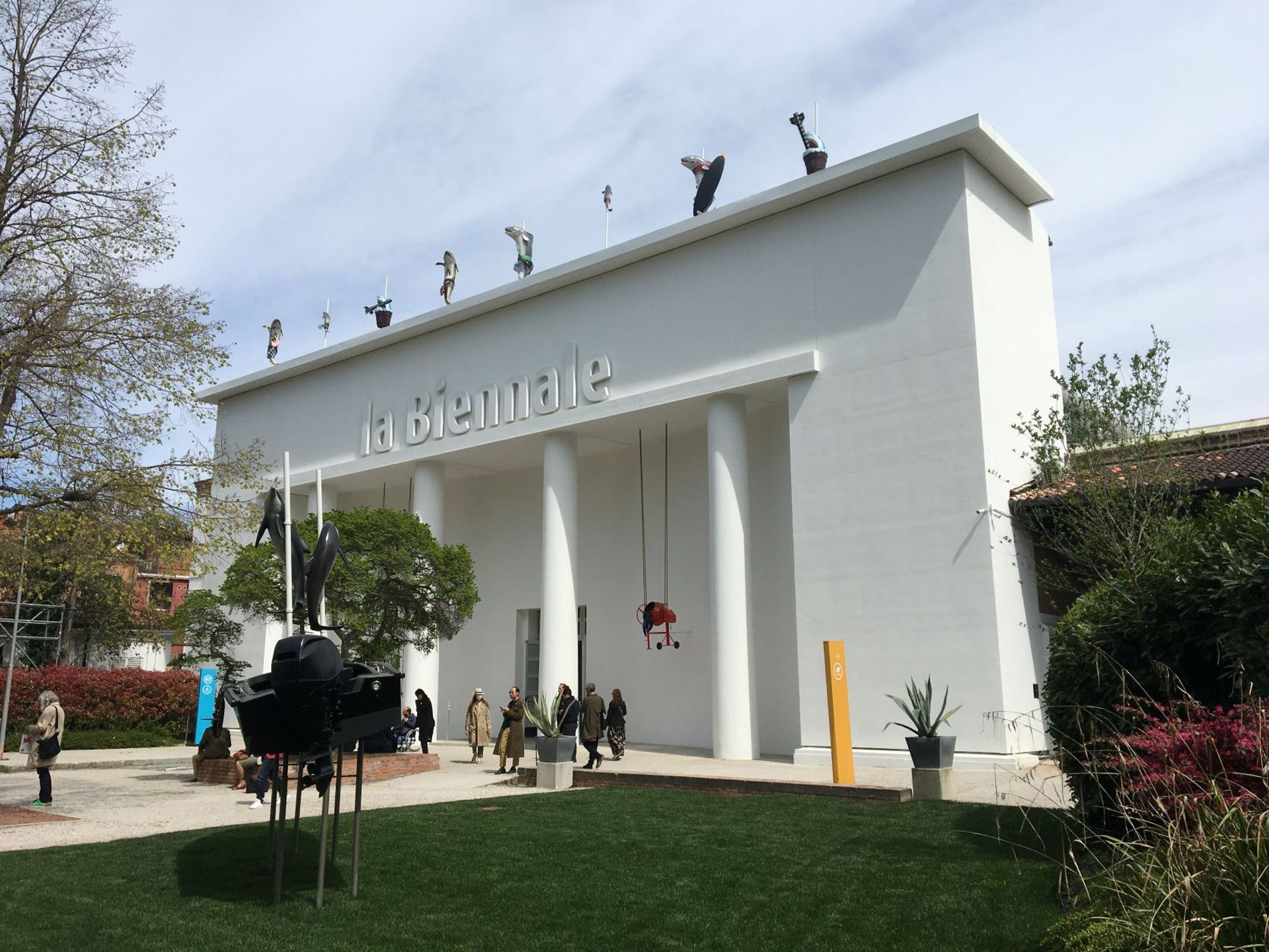 Le pavillon international de la Biennale de Venise lors du preview de la 59e édition, le 20 avril 2022. Photo : Stéphane Renault