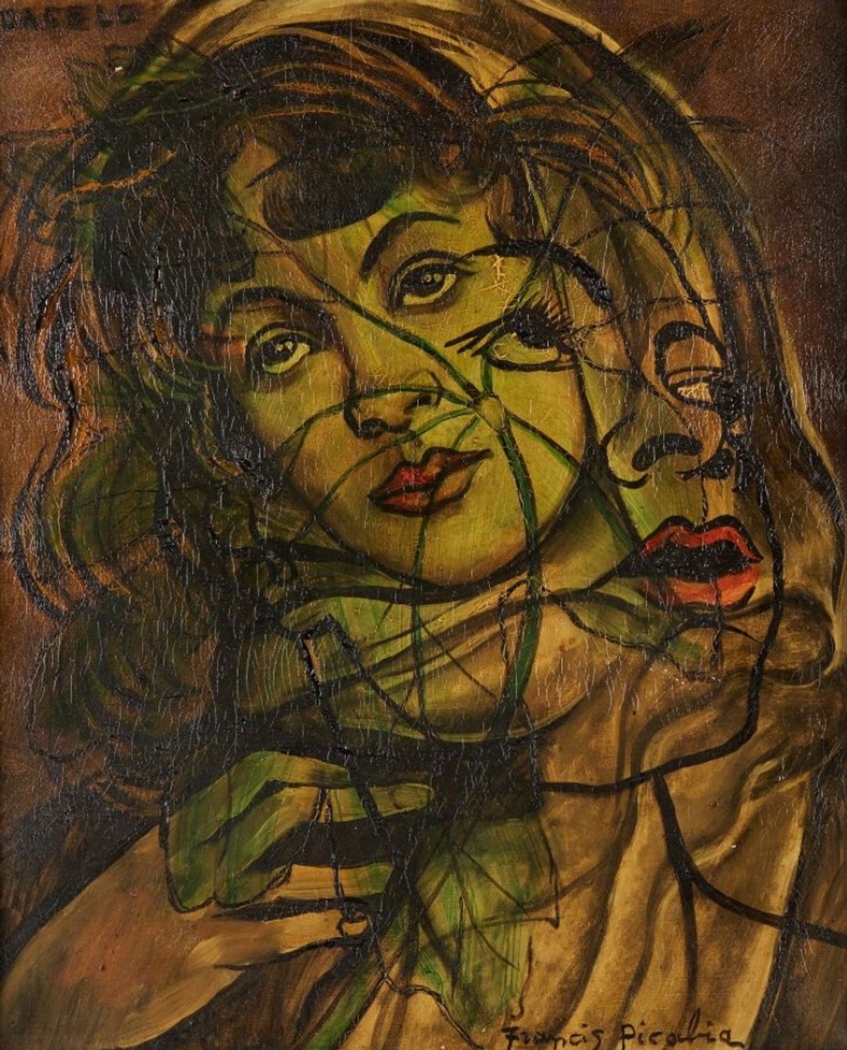 Francis Picabia, Transparence, Dagelo (ou possiblement Dacelo), huile sur toile, vers 1930-1932. 46x38 cm. Courtesy Mirabaud-Mercier