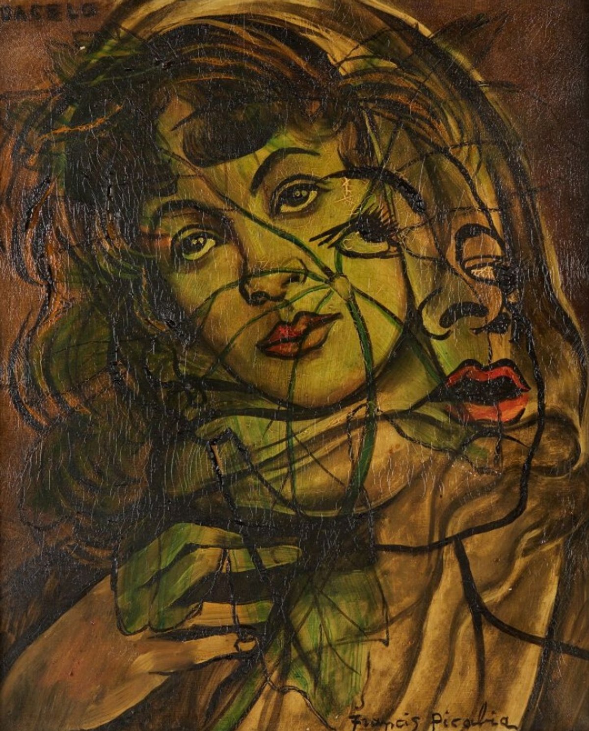 Francis Picabia, Transparence, Dagelo (ou possiblement Dacelo), huile sur toile, vers 1930-1932. 46x38 cm. Courtesy Mirabaud-Mercier