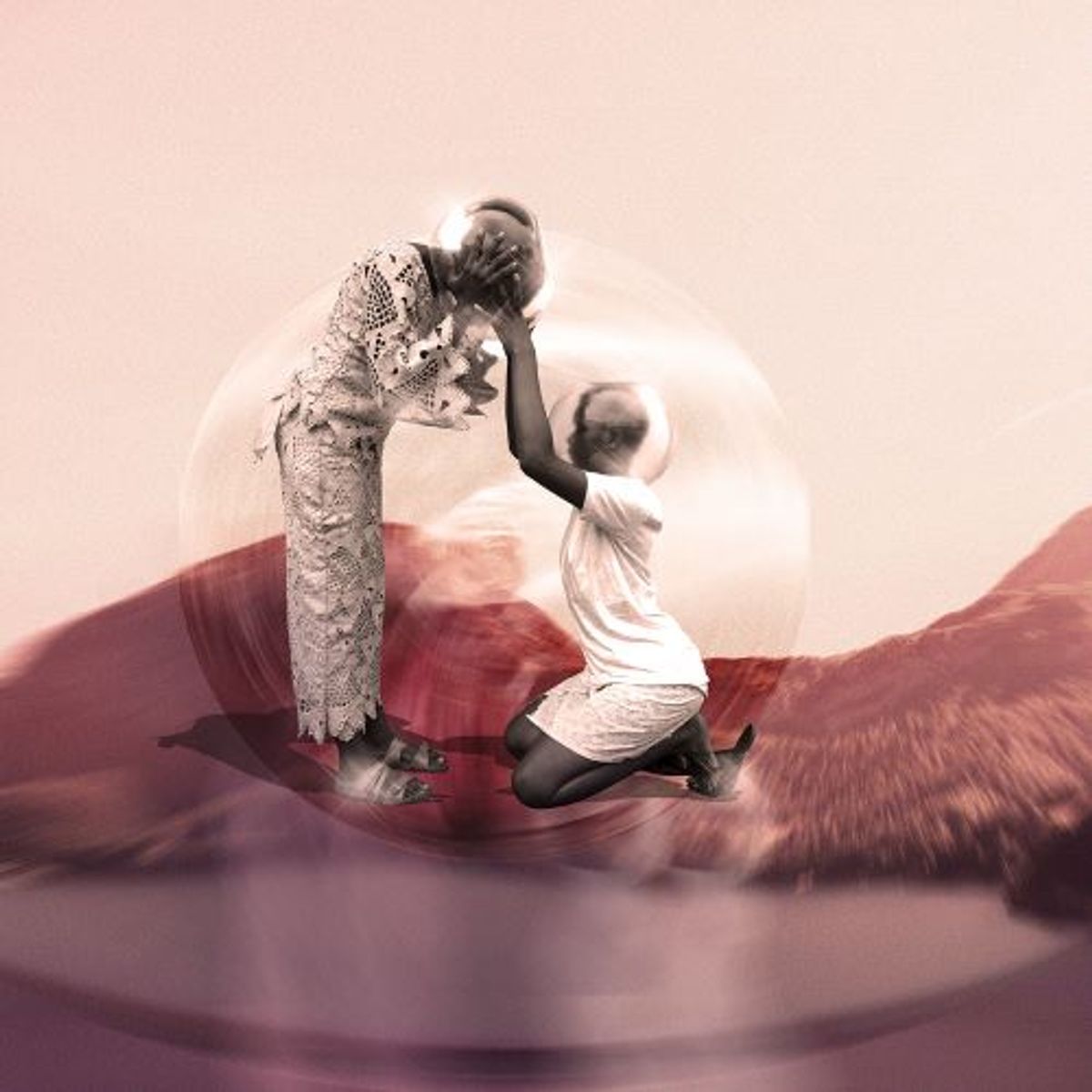 Joseph Obanubi, Water Aid IV, série Techno Heads, 2020, impression jet d’encre. Édition de 5 exemplaires chacune. Prix : de 1600 euros (petit format) à 2500 euros (grand format). © Joseph Obanubi. Courtesy Magnin-A, Paris.