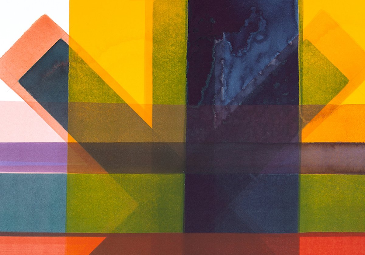 Fabrice Gygi, Sans titre (détail), 2022, aquarelle sur papier, cadre. Courtesy de l’artiste et galerie Chantal Crousel, Paris