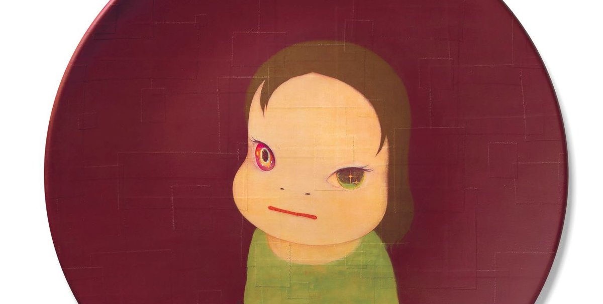 Yoshitomo Nara, Dead of Night, 2004, 180 x 180 x 26,5 cm, estimé de 2 à 3 millions de livres. © Christie’s