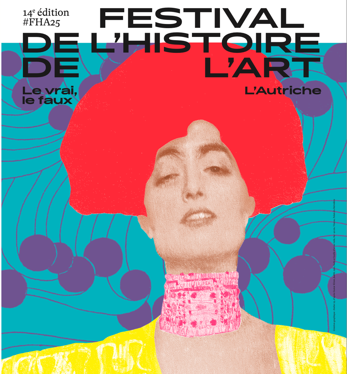 L'affiche de l'édition 2025 du Festival de l’histoire de l’art. Festival de l’histoire de l’art