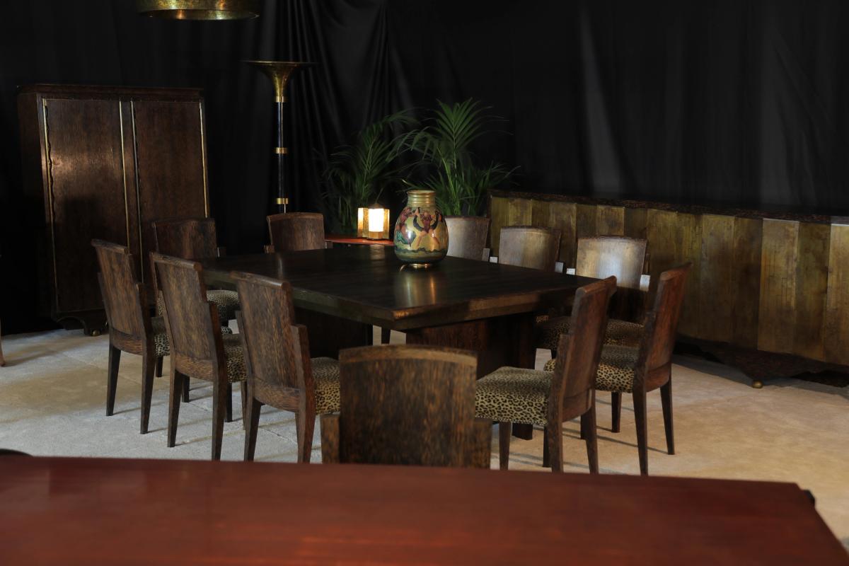 Ensemble de mobilier réalisé par Eugène Printz. Courtesy Arles Enchères