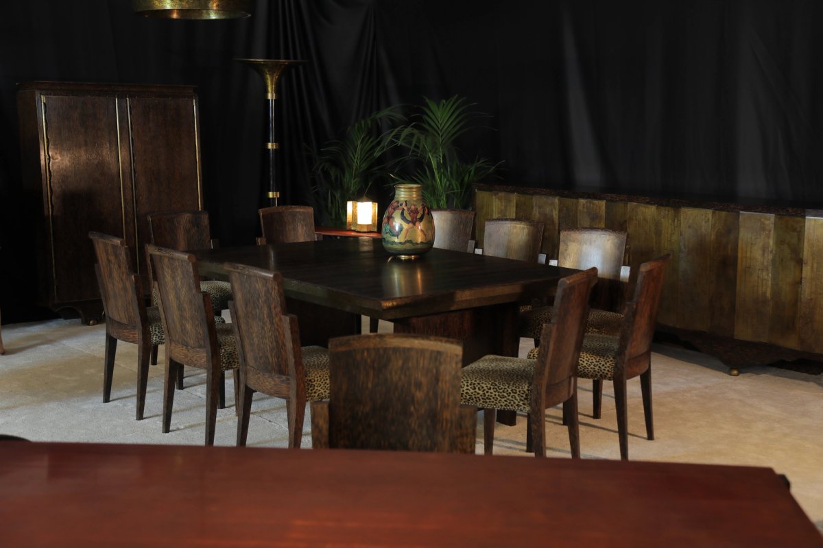 Ensemble de mobilier réalisé par Eugène Printz. Courtesy Arles Enchères