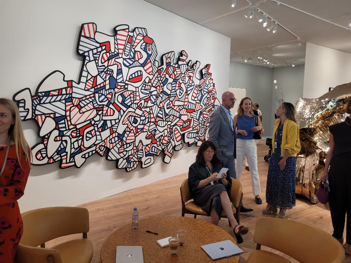 Vue du stand de la galerie Pace sur Art Basel 2026. Photo : A.C.