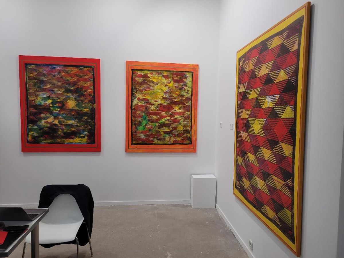 Stand de la galerie Christophe Person, ARCOlisboa 2024. Photo A.C.