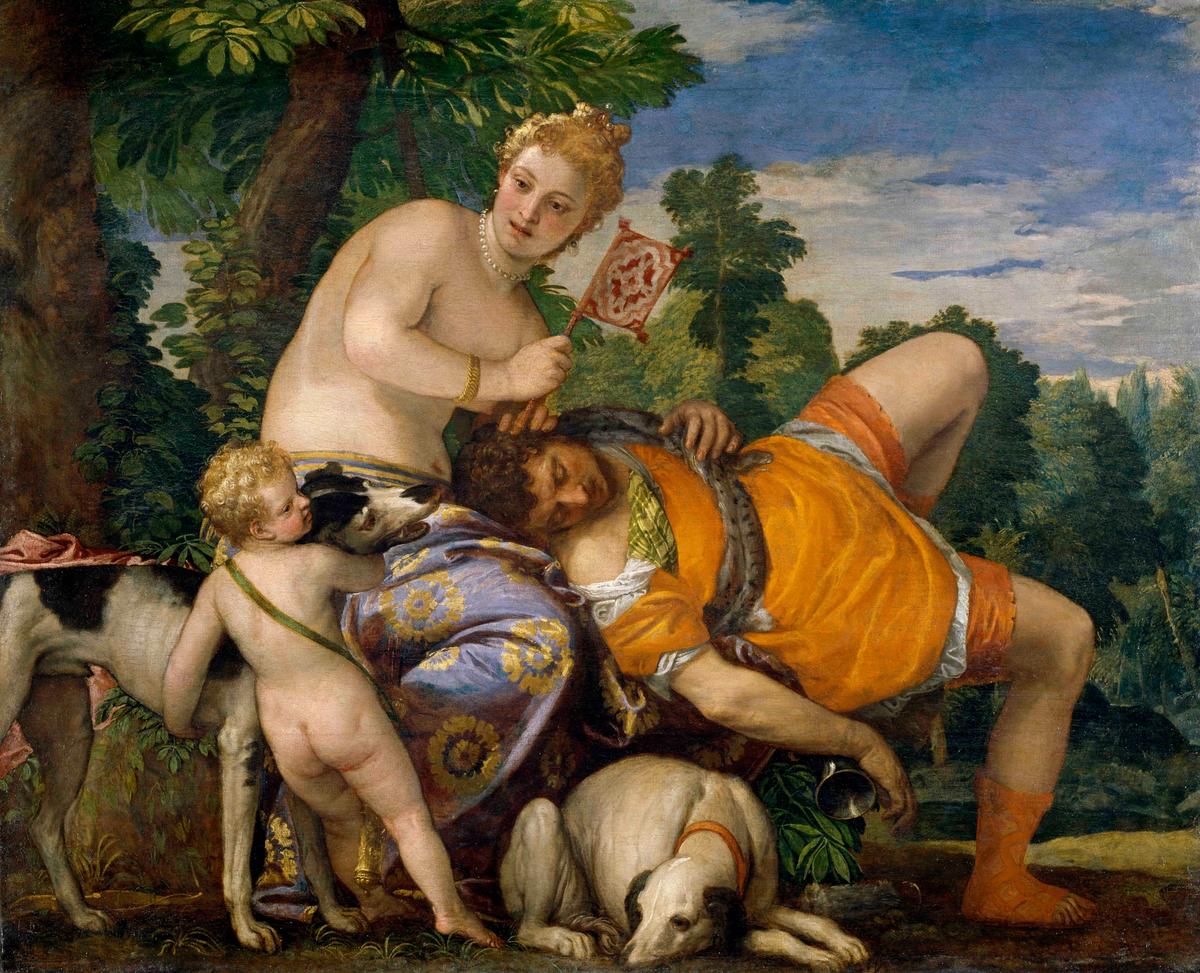 Paul Véronèse, Vénus et Adonis, vers 1580, huile sur toile, Museo Nacional del Prado, Madrid. Courtesy du Museo Nacional del Prado